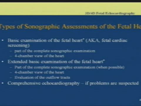 3D-4D Fundamentals for OB/GYN Sonography Part 6