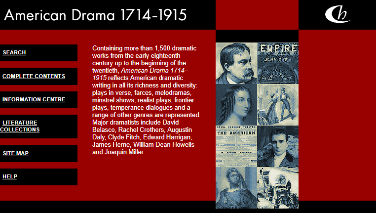 American Drama 1714-1915